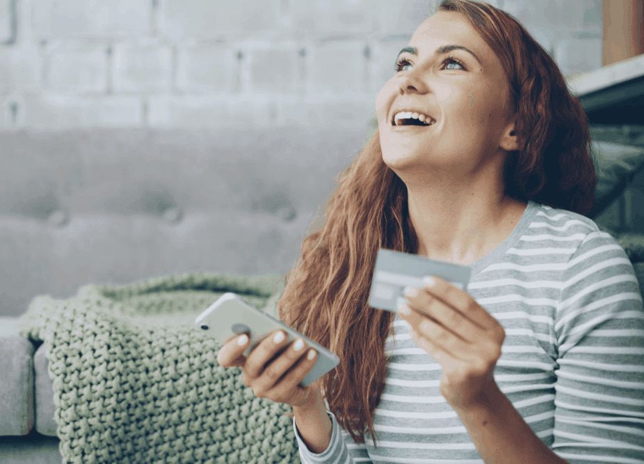 Happy people enjoying financial freedom